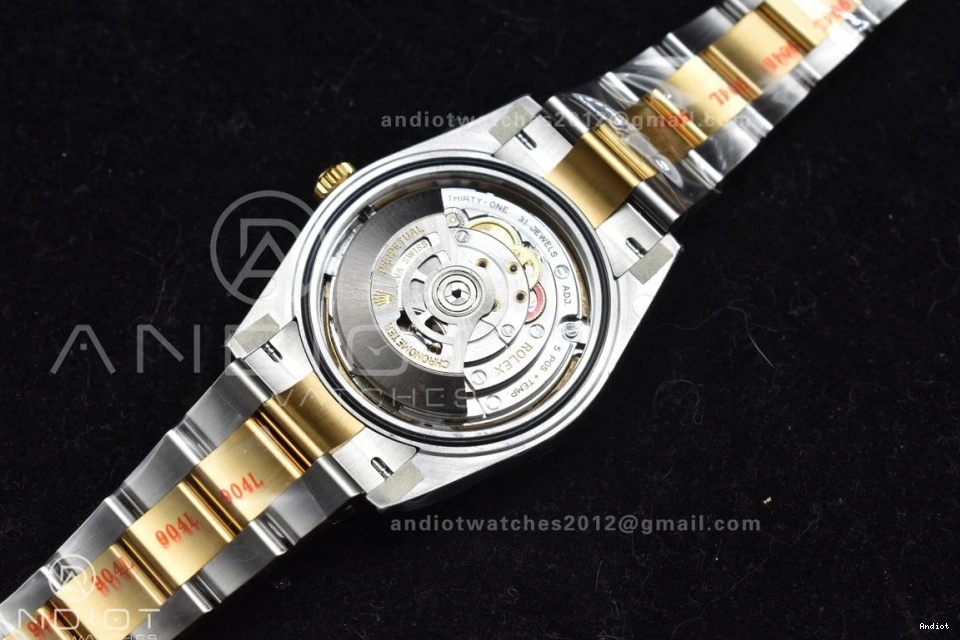 Textured Clean 904L DateJust 1:1 VR3235 126333 YG Oyster Dial 41 Steel YG on SS Edition Best Bracelet 0504